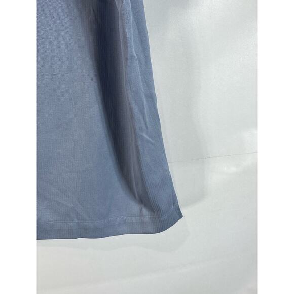 TOMMY BAHAMA Men's Blue Vintage Silk/Cotton Button-Up Short Sleeve Shirt SZ L - Picture 11 of 15